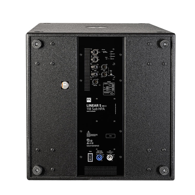 HK Audio LINEAR 5 MK II 118 Sub HPA 18" 3000W Active Subwoofer with PowerCon Connections 131 dB