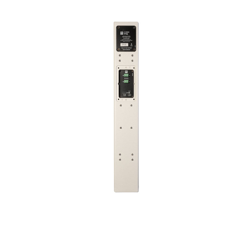 HK Audio P10j WHT - 600W 10 x 3-inch Passive IP66-Rated Full-Range Column Loudspeaker with 120 x 15-Degree Coverage