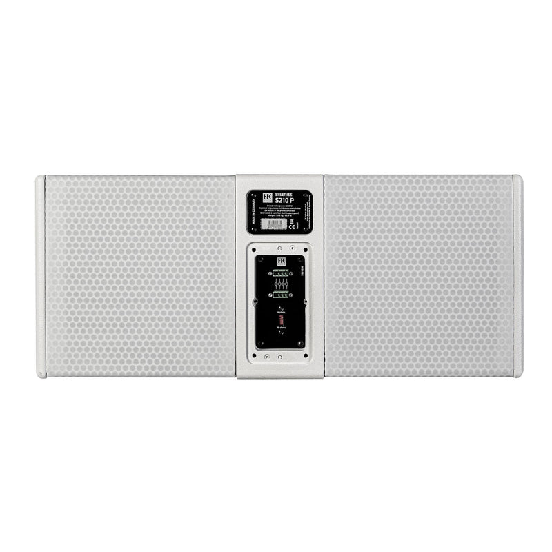 HK Audio S210 P WTH - 1200W 2 x 10-inch Passive IP66-Rated Bass Reflex Installation Subwoofer with 4/16-Ohm Switchable Impedance and 2.5-inch Voice Coil in White Finish
