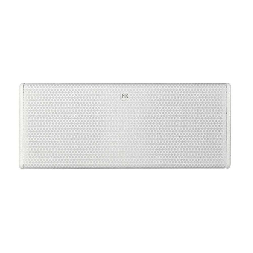 HK Audio S210 P WTH - 1200W 2 x 10-inch Passive IP66-Rated Bass Reflex Installation Subwoofer with 4/16-Ohm Switchable Impedance and 2.5-inch Voice Coil in White Finish