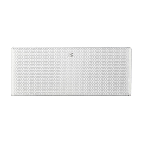 HK Audio S210 P WTH - 1200W 2 x 10-inch Passive IP66-Rated Bass Reflex Installation Subwoofer with 4/16-Ohm Switchable Impedance and 2.5-inch Voice Coil in White Finish