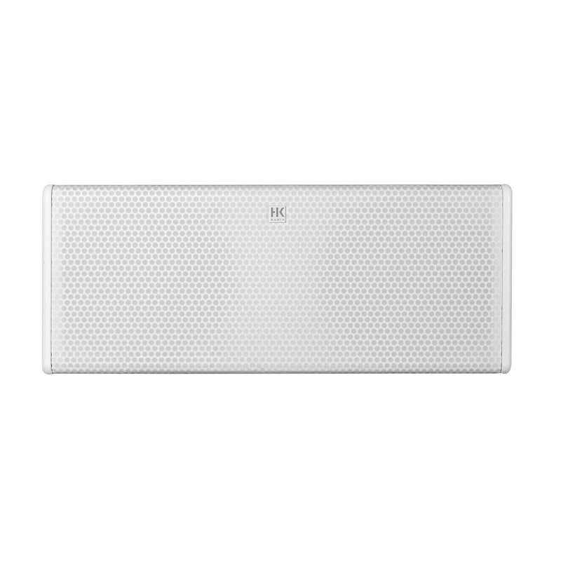 HK Audio S210 P WTH - 1200W 2 x 10-inch Passive IP66-Rated Bass Reflex Installation Subwoofer with 4/16-Ohm Switchable Impedance and 2.5-inch Voice Coil in White Finish