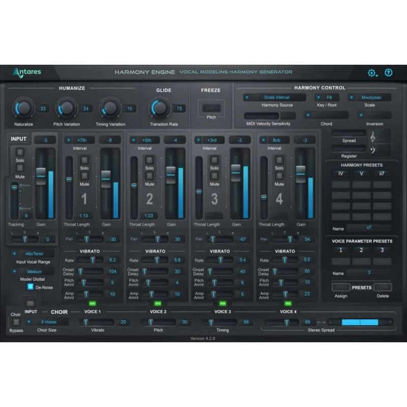 Antares Harmony Engine Evo - Vocal Modeling Harmony Generator