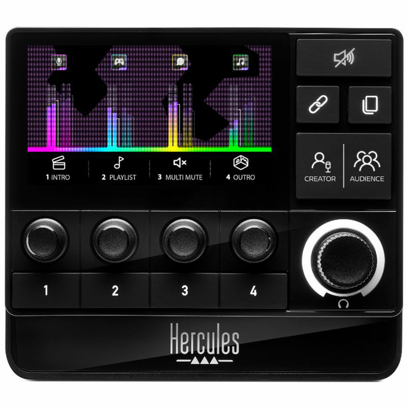 Hercules DJ STREAM200-XLR Audio Stream Controller Sound Card