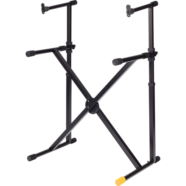 Hercules KS210B EZ-LOK Double Tier X Keyboard Stand