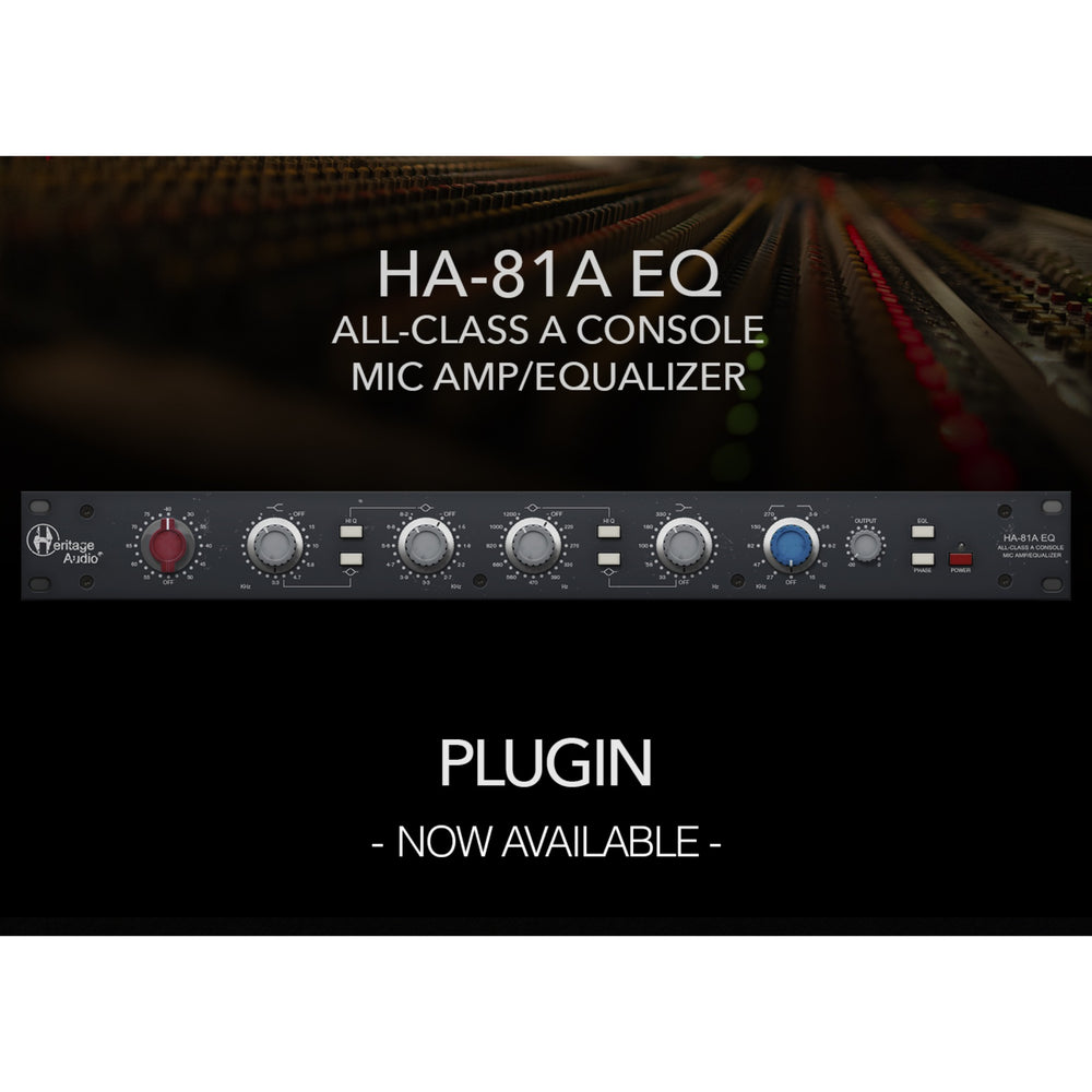 Heritage Audio Ha-81A Eq Console Channel - Plugin