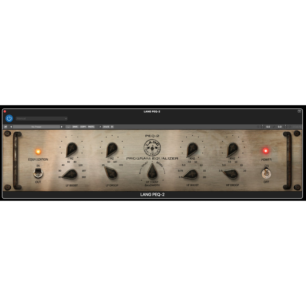 Heritage Audio Lang Peq-2 Program Equalizer - Plugin