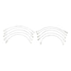 Hosa CAT-601S-10PKWH CAT6 Slim 28AWG 1ft White (10pk)