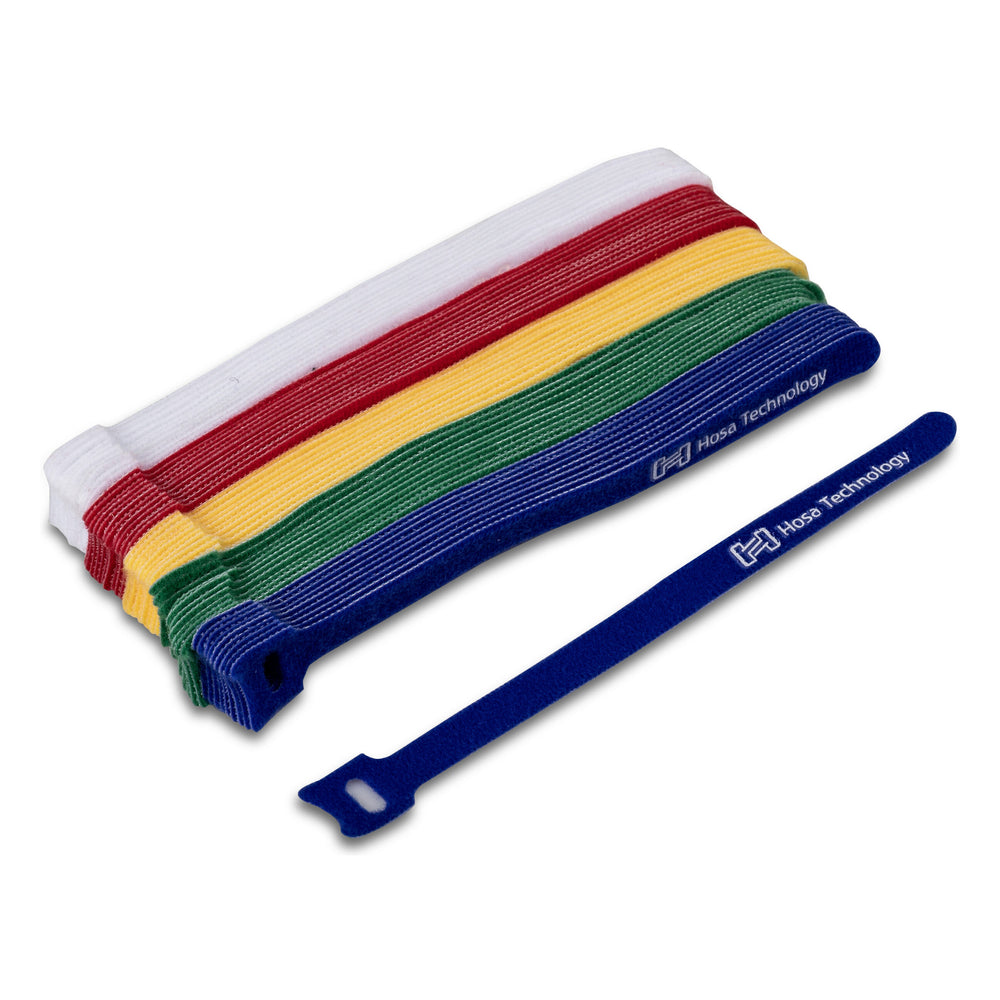 Hosa Cable Wire Ties 8 in Multi-Color Pack