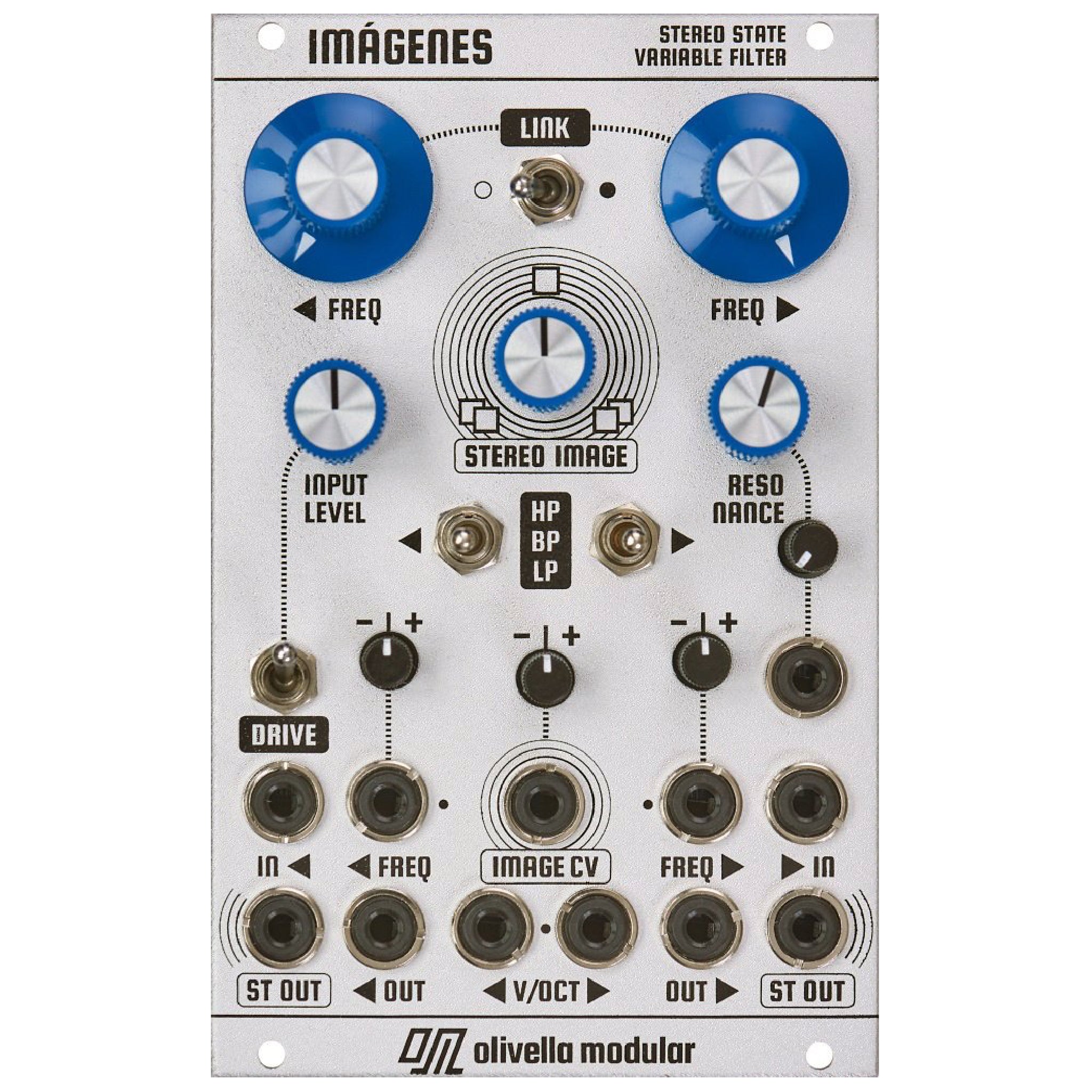 Olivella Imagenes - Dual Stereo VCO / Filter with Drive