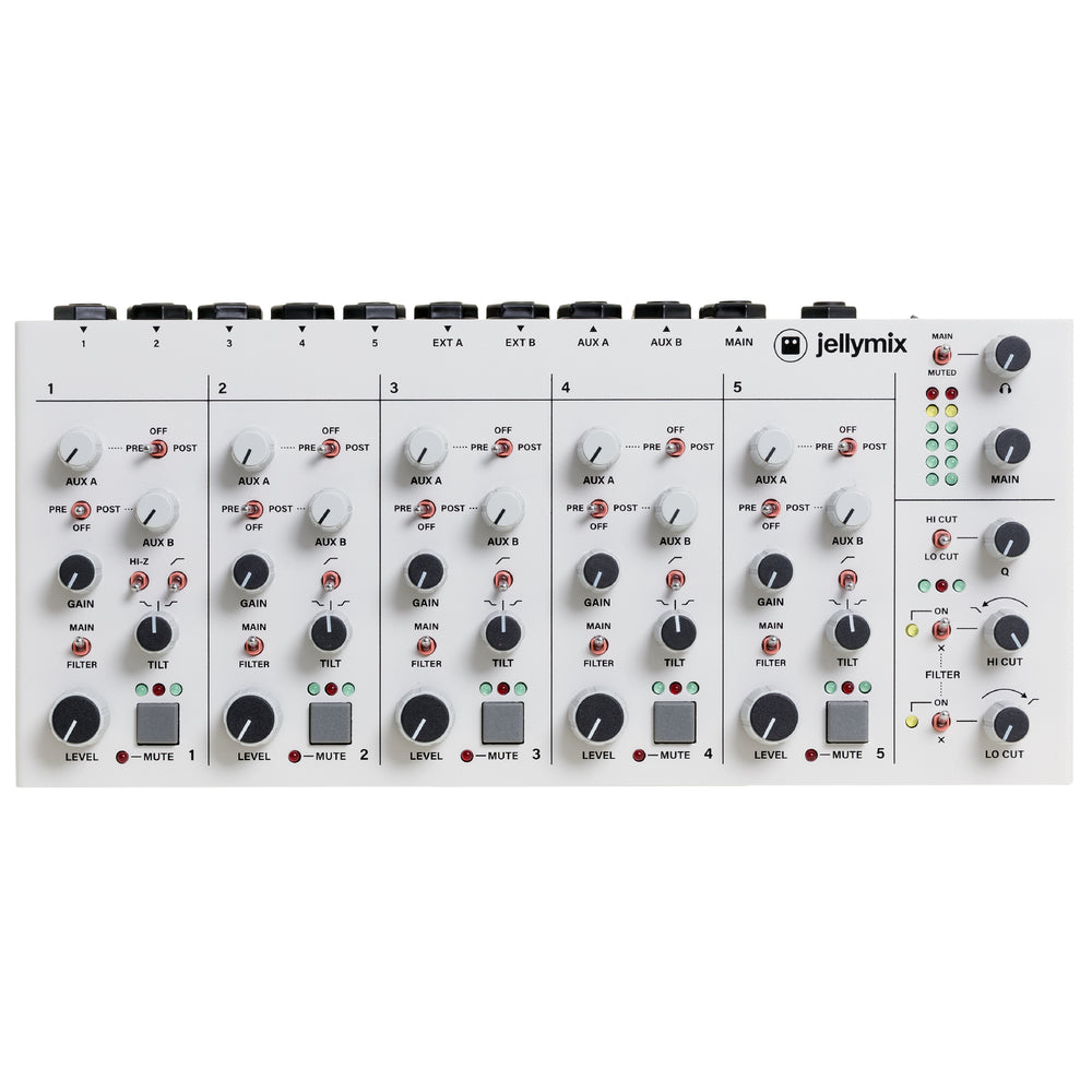 Intellijel Jellymix - Compact Stereo Performance Mixer White