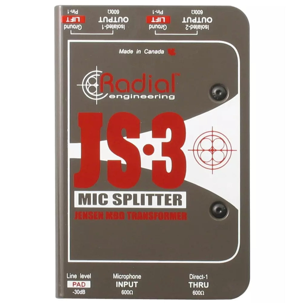 Radial JS3 Microphone Splitter