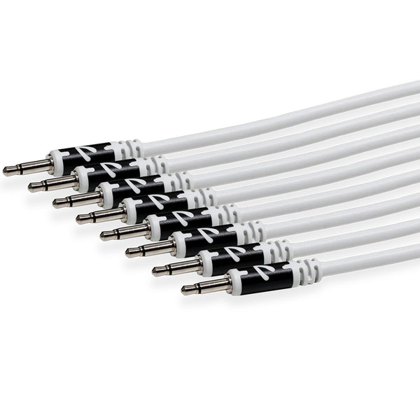 Joranalogue Eurorack Patch Cable 8-pack of 90 cm White