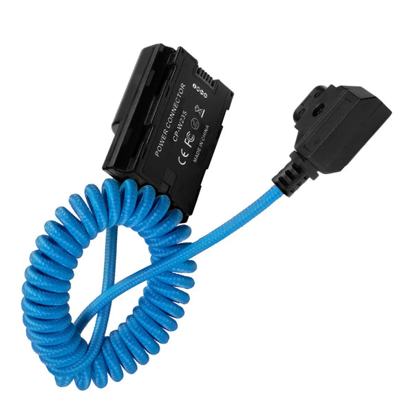 Kondor Blue D-Tap To Fujifilm Np-W235 Battery Cable Blue