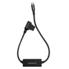 Kondor Blue D-Tap To USB C Power Cable 16" Black
