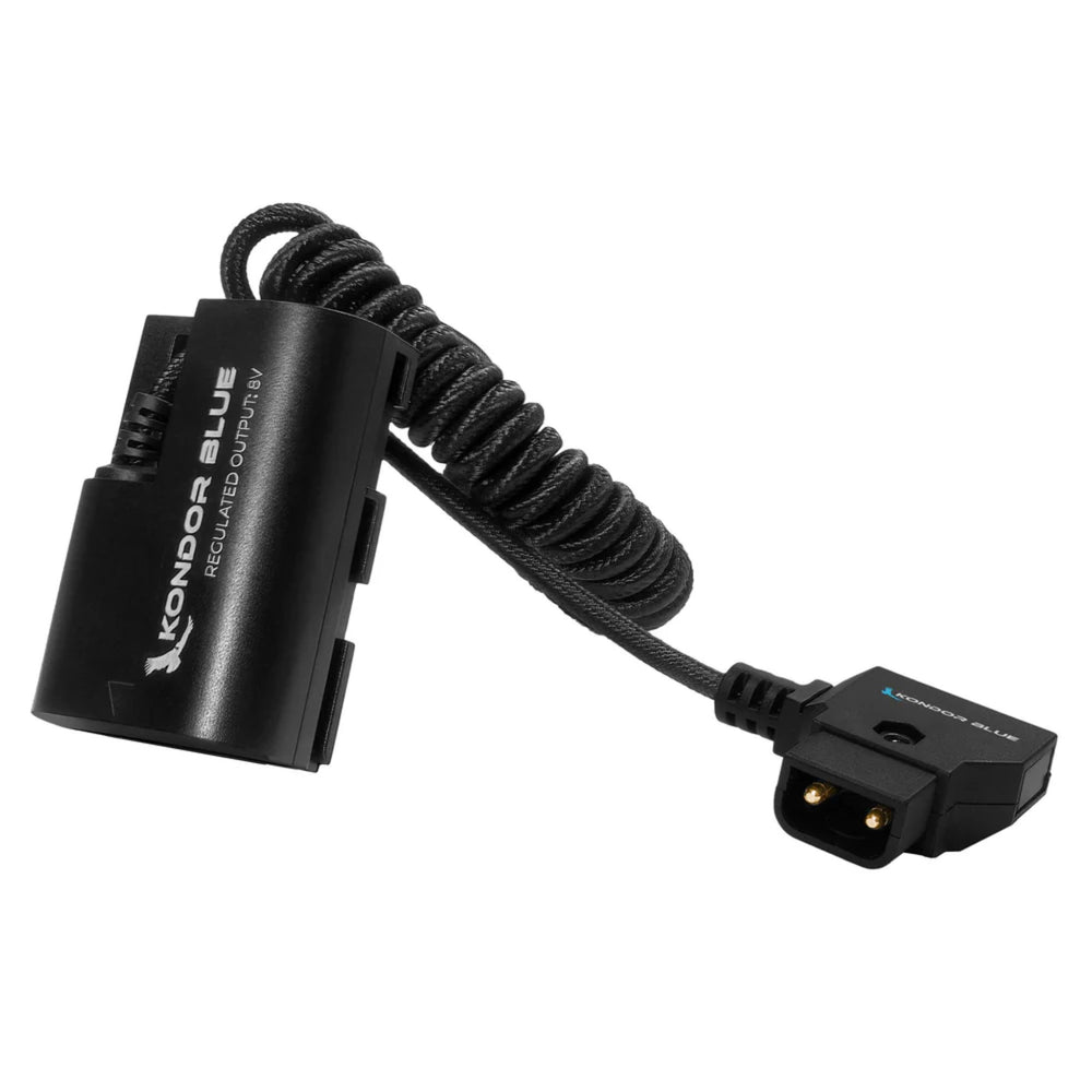 Kondor Blue D-Tap To Canon Lpe6 Nh Battery Cable Black