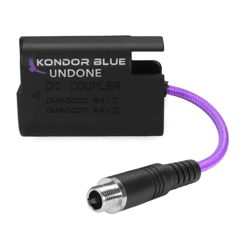 Kondor Blue Female Locking DC Barrel To LPE6 Battery 4"