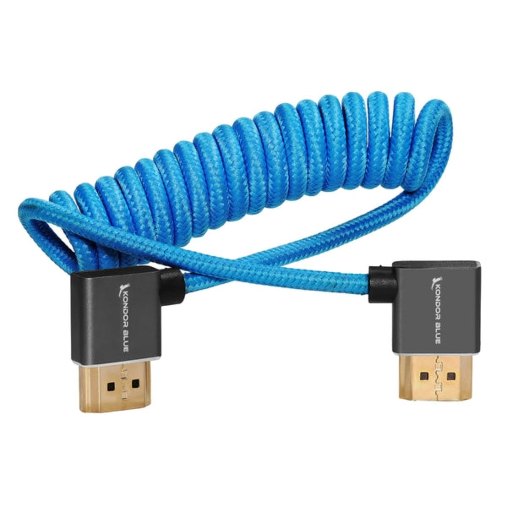 Kondor Blue Right Angle Hdmi Cable 12-24"