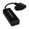 Kondor Blue D-Tap To Female USB C Power Cable 6” Black