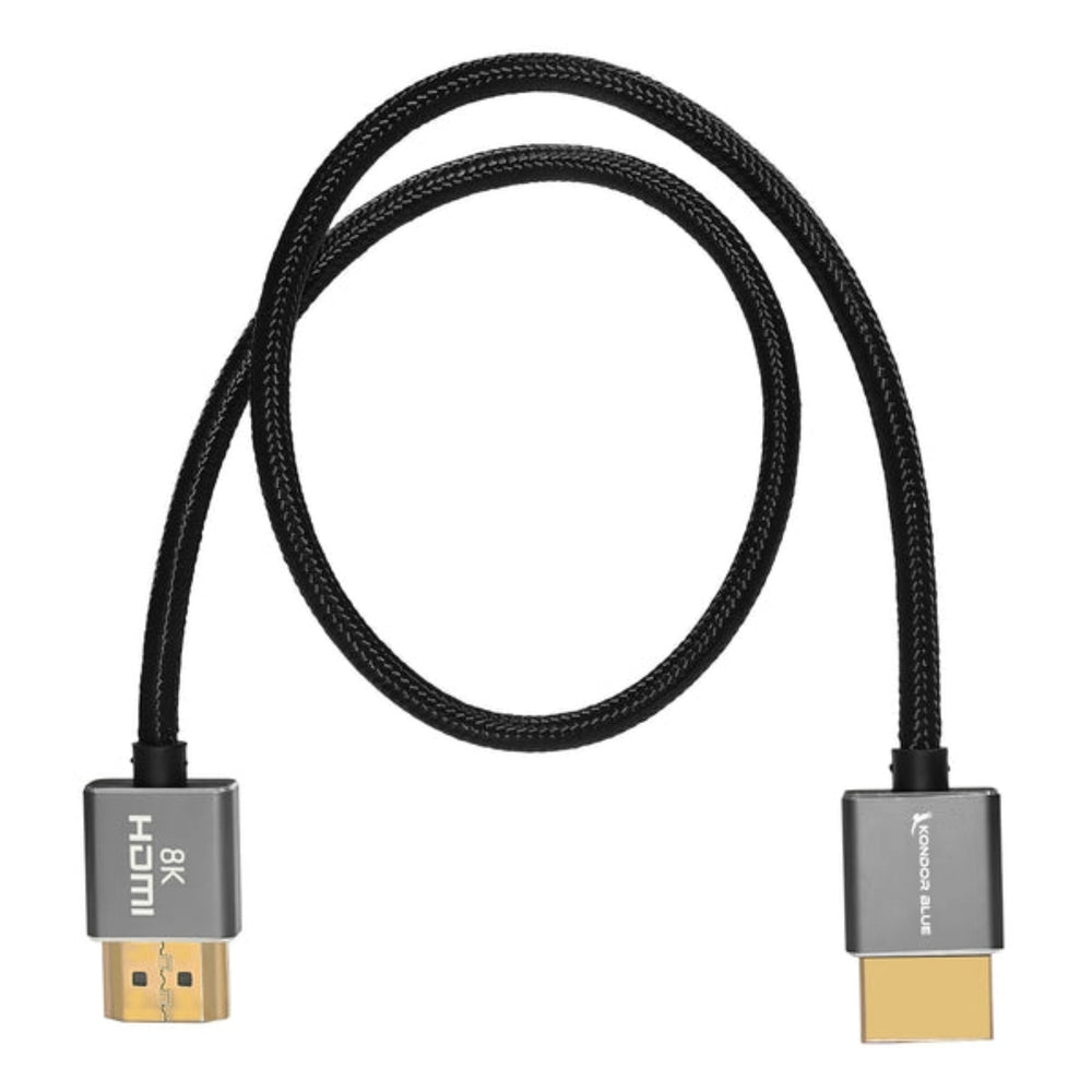 Kondor Blue 8K HDMI Cable For On Camera Monitors 17" Black