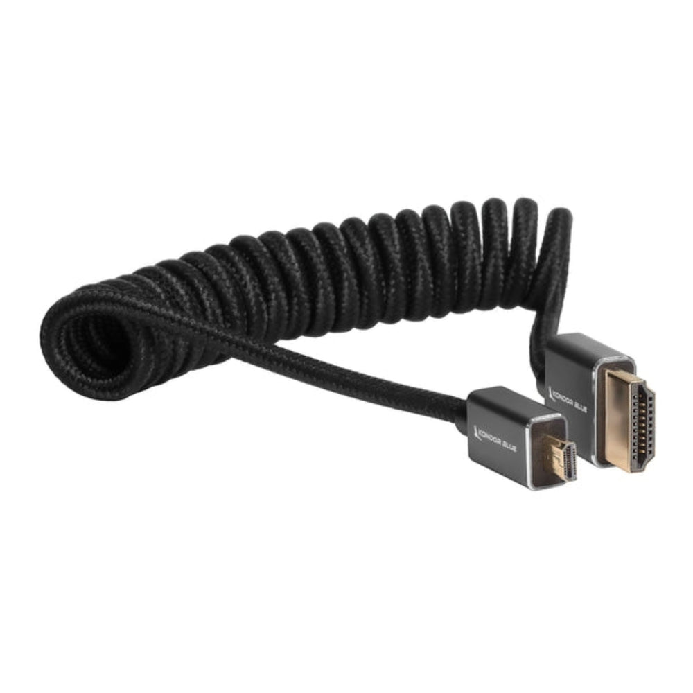 Kondor Blue Micro Hdmi To Hdmi Black 12"-24" Coiled