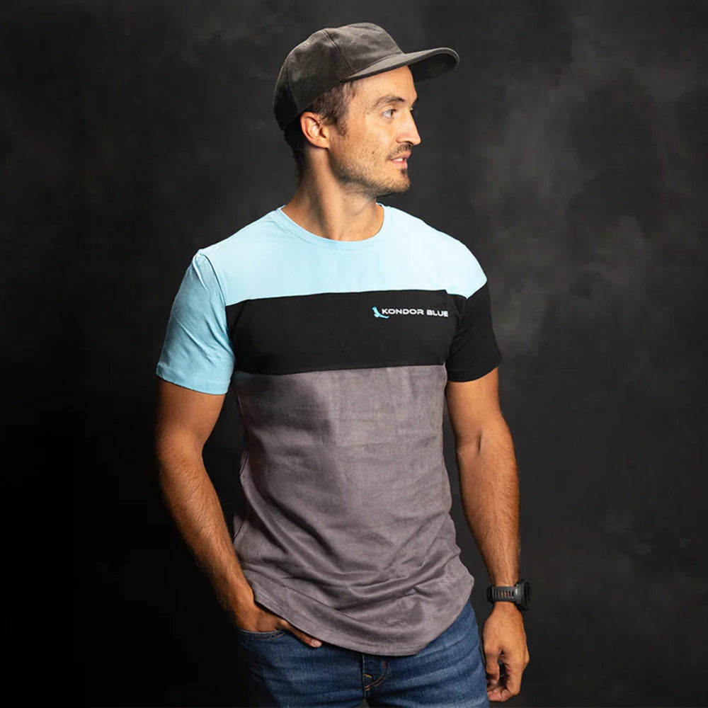 Kondor Blue Microfiber Lens Cleaning T-Shirt Short Sleeve 3X