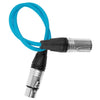 Kondor Blue Male XLR To Female XLR Audio Cable 18"