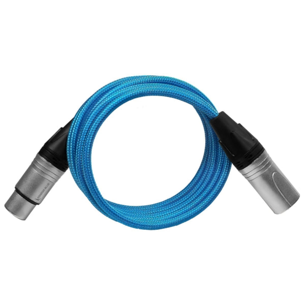 Kondor Blue Câble audio XLR mâle vers XLR femelle 5 pieds
