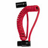 Kondor Blue Right Angle XLR Cable 12-24" Red
