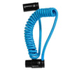 Kondor Blue Right Angle XLR Cable 12-24" Blue