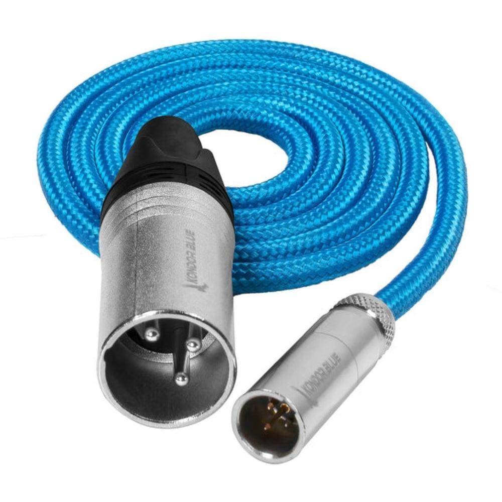 Kondor Blue Mini Xlr Male To Xlr Male 3Ft