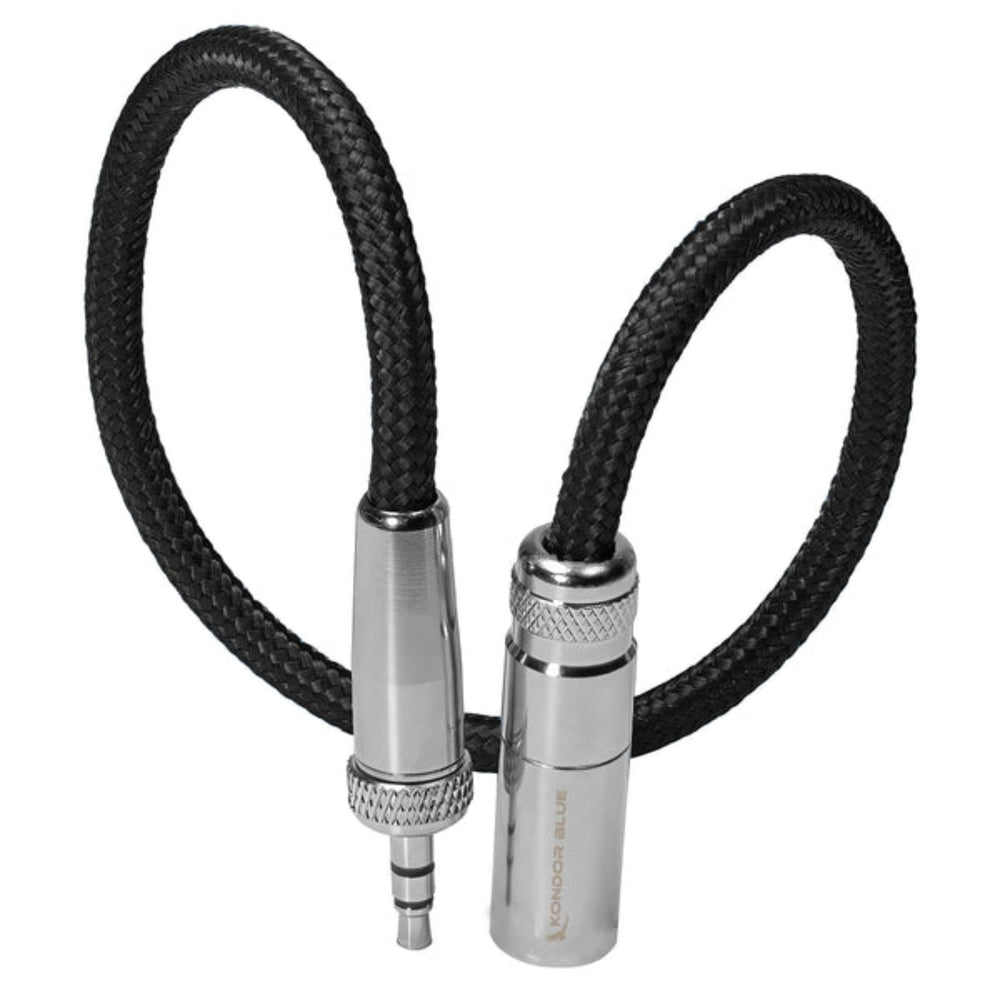 Kondor Blue Mini XLR to 3.5Mm Trs 3.5Mm For Lavalier Black