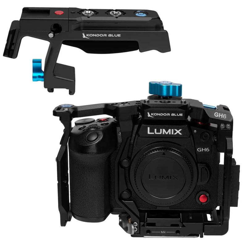 Kondor Blue Panasonic Lumix Gh7/Gh6 Cage With Top Handle