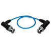 Kondor Blue Ultra Thin Video Cable Right Angle Bnc 12"
