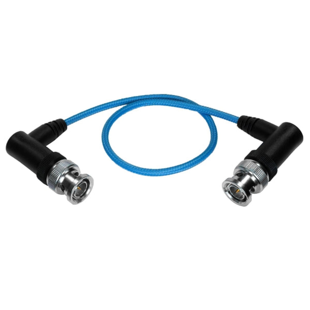 Kondor Blue Ultra Thin Video Cable Right Angle Bnc 12"