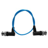 Kondor Blue Ultra Thin Video Cable Right Angle Bnc 16"