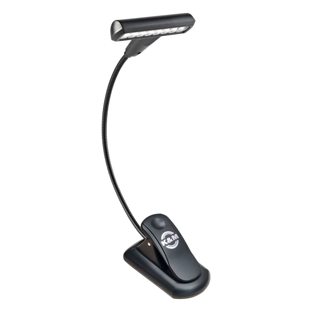K&M 12264 Black Flexlight T-Model Gooseneck Stand - Main Product Photo