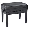 K&M 13956 Piano Bench With Storage Leatherette Matte Black - Main Product Photo