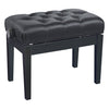 K&M 13963 Hydraulic Piano Bench Leatherette Black - Main Product Photo