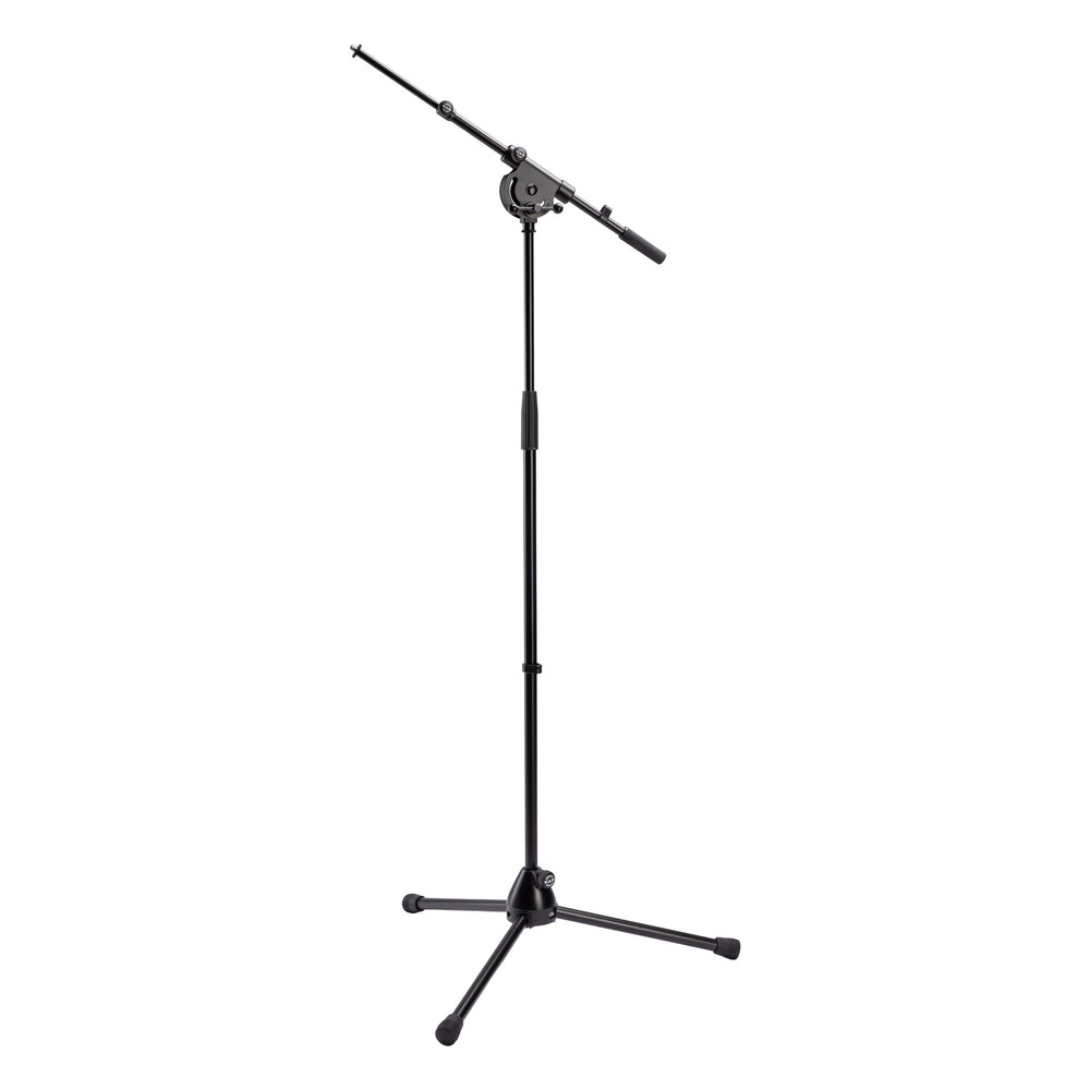 K&M 21010 Black Folding Microphone Tripod With Swivel Arm - Main Product Photo
