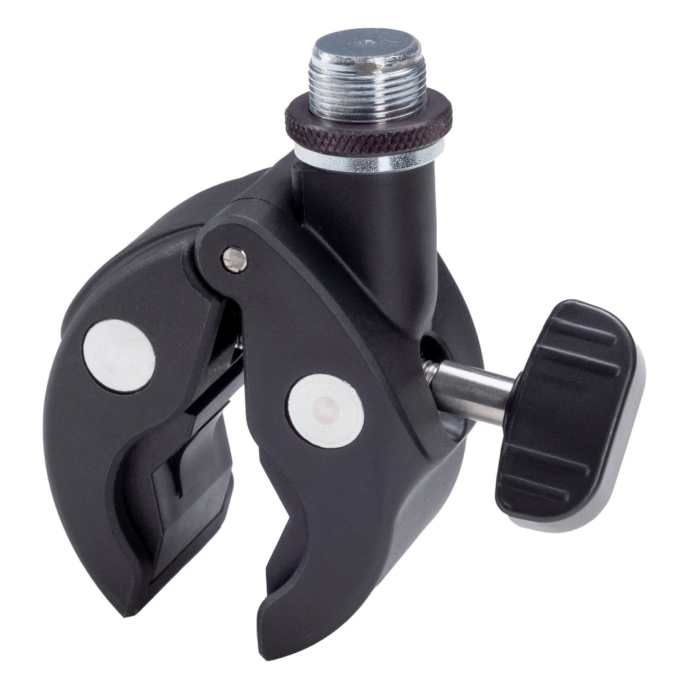 K&M 23690 Universal Clamp 5/8in Thread Black - Main Product Photo