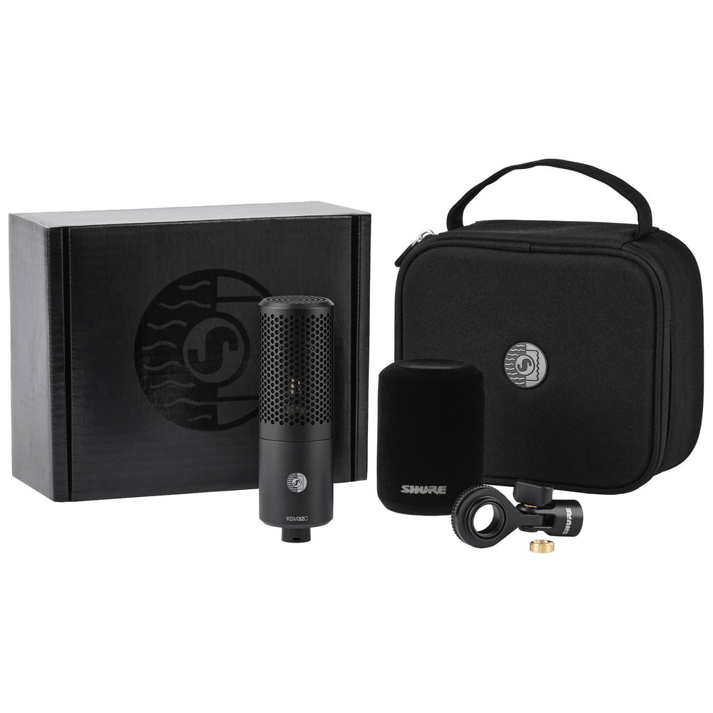 Microphone statique cardioïde Shure KSM32C/HM - Kit de scène