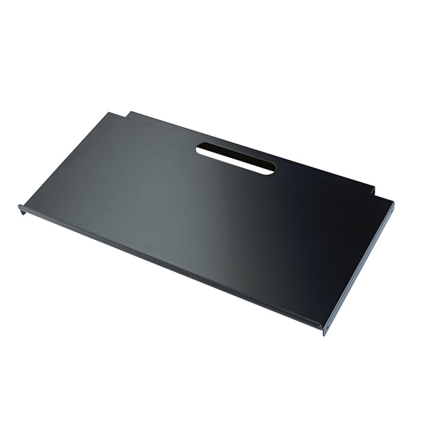 K&M 18819-Black Aluminum Keyboard Tray