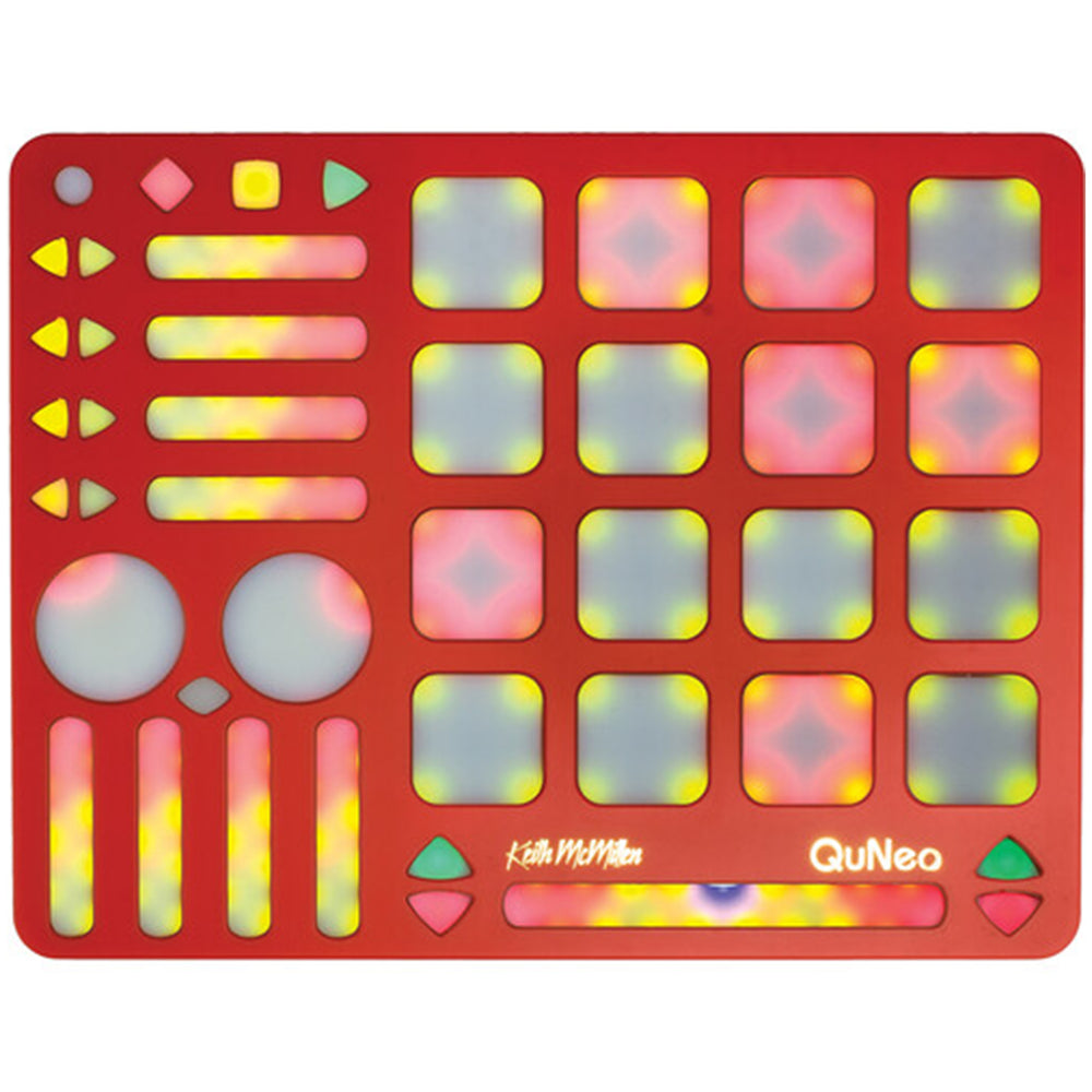 Keith McMillen QuNeo MPE Multitouch Pad MIDI Controller Red