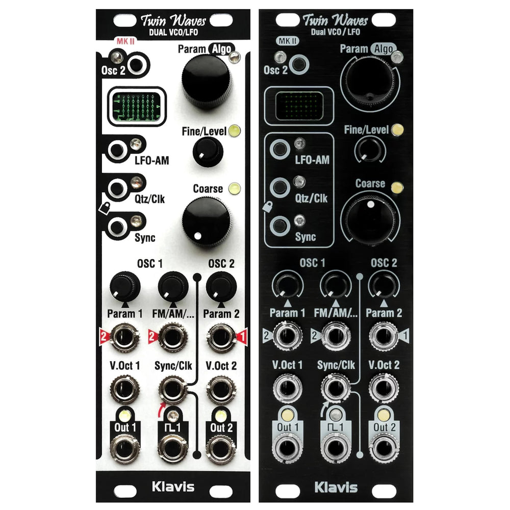 Klavis Twin Waves MKII Double VCO Noir