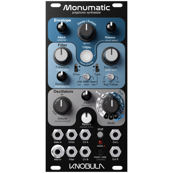 Knobula Monumatic Polyphonic 8-Voice Synthesizer