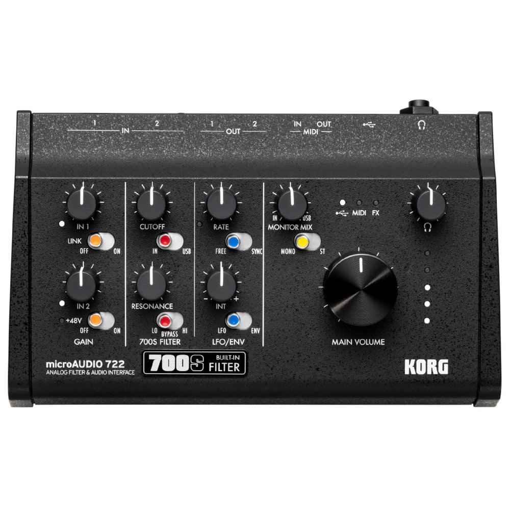 Korg microAUDIO 722 Audio Interface w/Analog Filter