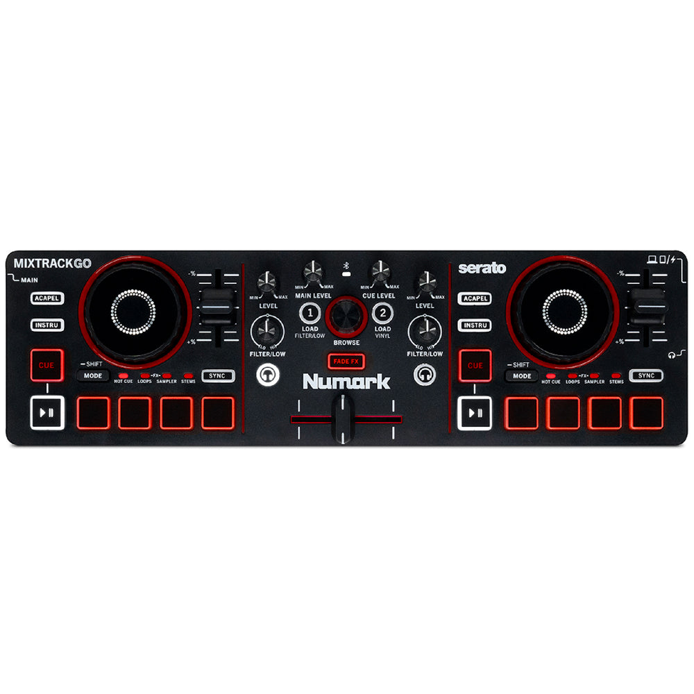 Numark Mixtrack Go - Ultra-Portable 2-Deck Dj Controller