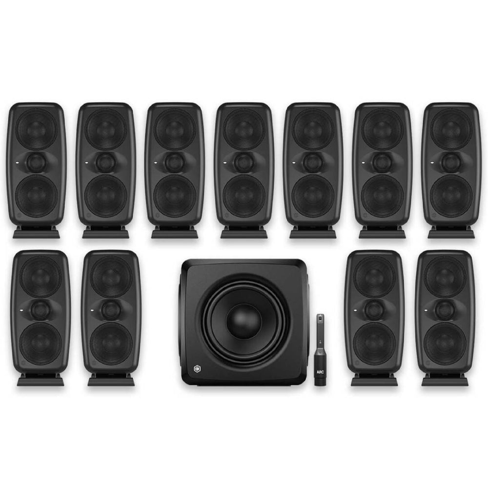 IK Multimedia iLoud MTM MKII + iLoud Sub 7.1.4 Immersive Bun