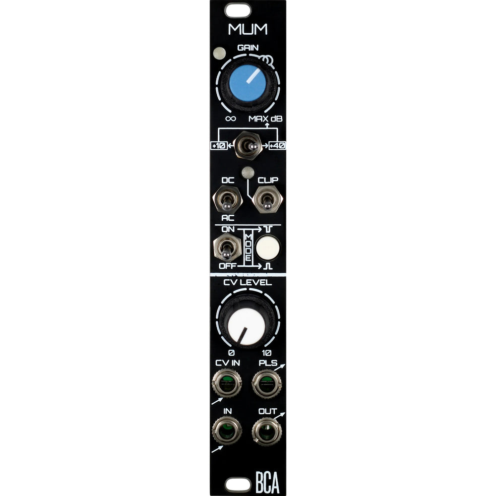 Blood Cells Audio Mum - Preamp, VCA, Clipping, Pulse button